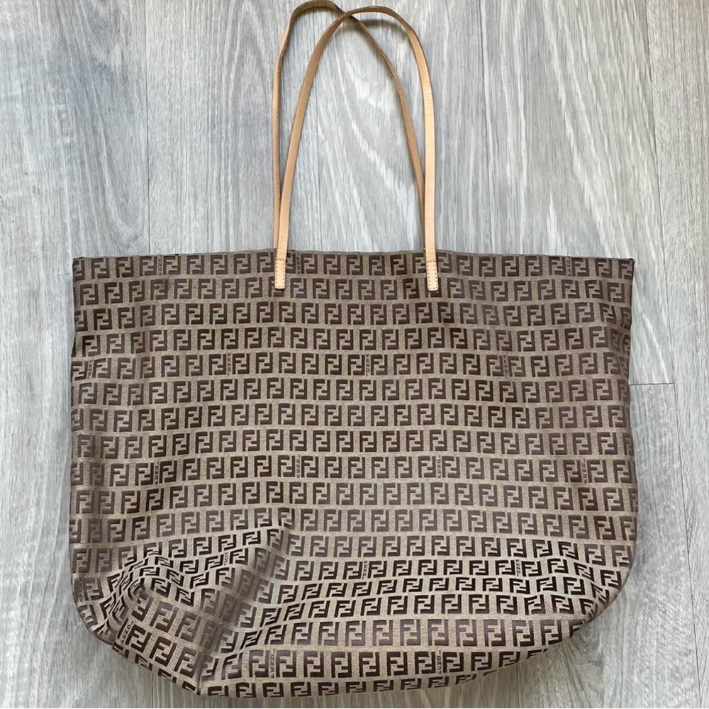 Vintage Fendi Monogram Tote Bag